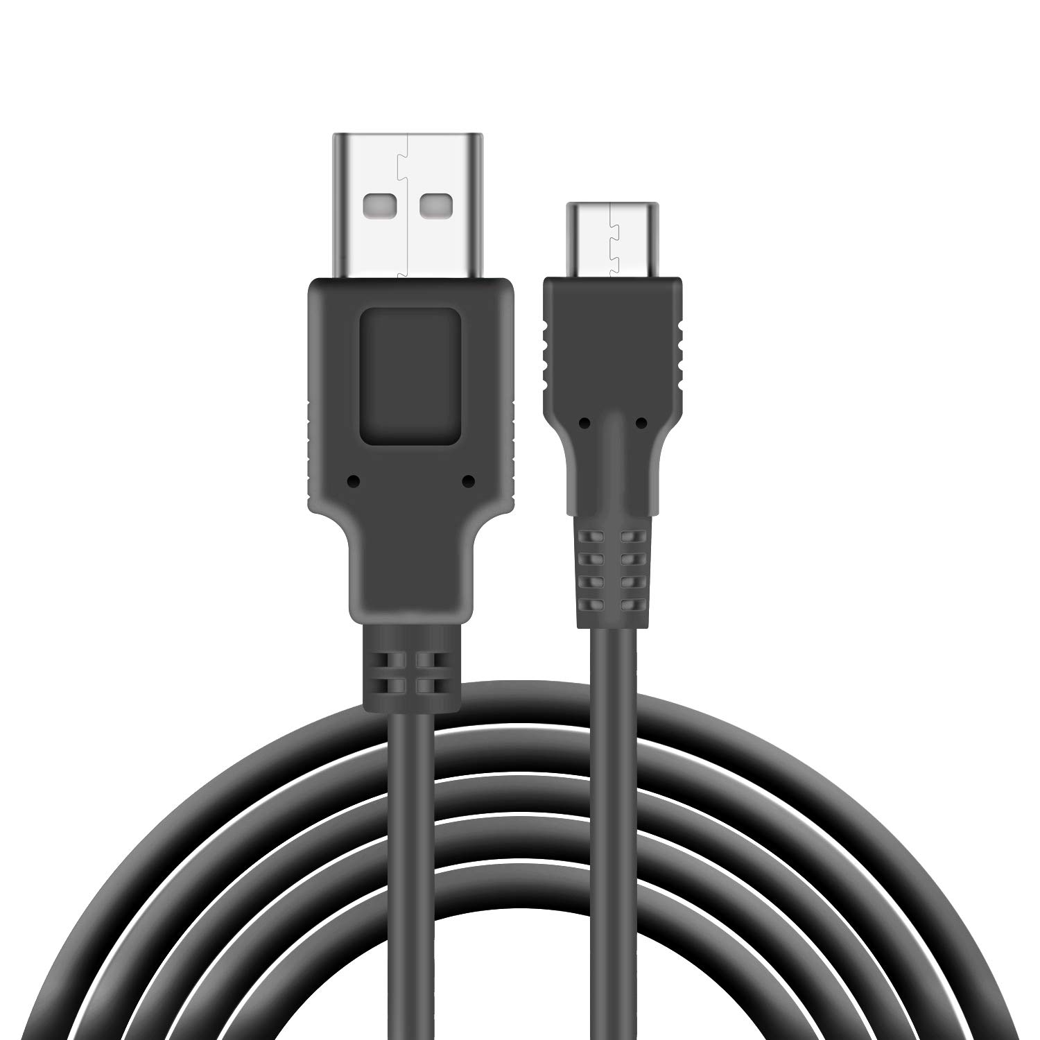 ECHZOVE Fast Charging Cable for Nintendo Switch & Pro Controllers - 4.92ft USB-C Cord with High-Speed Charging - Perfect for Gaming at Home or Travel - Black