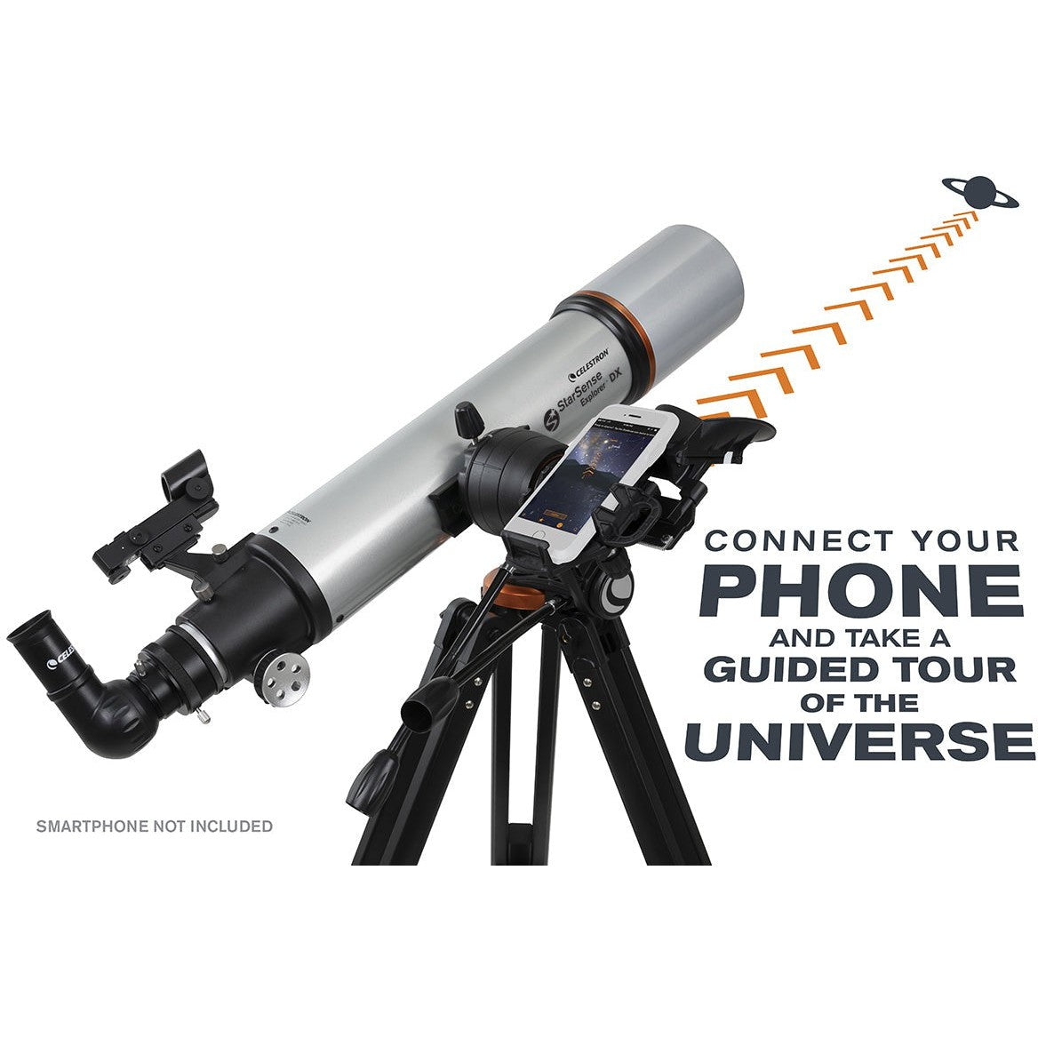StarSense Explorer DX 102AZ Smartphone App-Enabled Refractor Telescope for Adults & Kids - Stargazing, Astronomy, Bird Watching & Outdoor Exploration