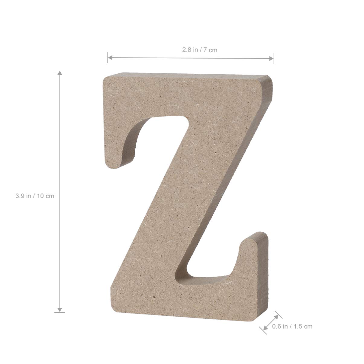 Wooden Alphabet Letters for Nursery Wall Decor - Kids Room & DIY Crafts