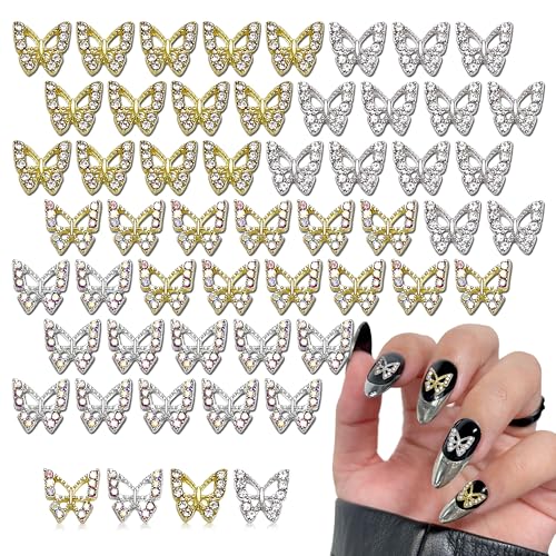 Gold And Silver Butterflies