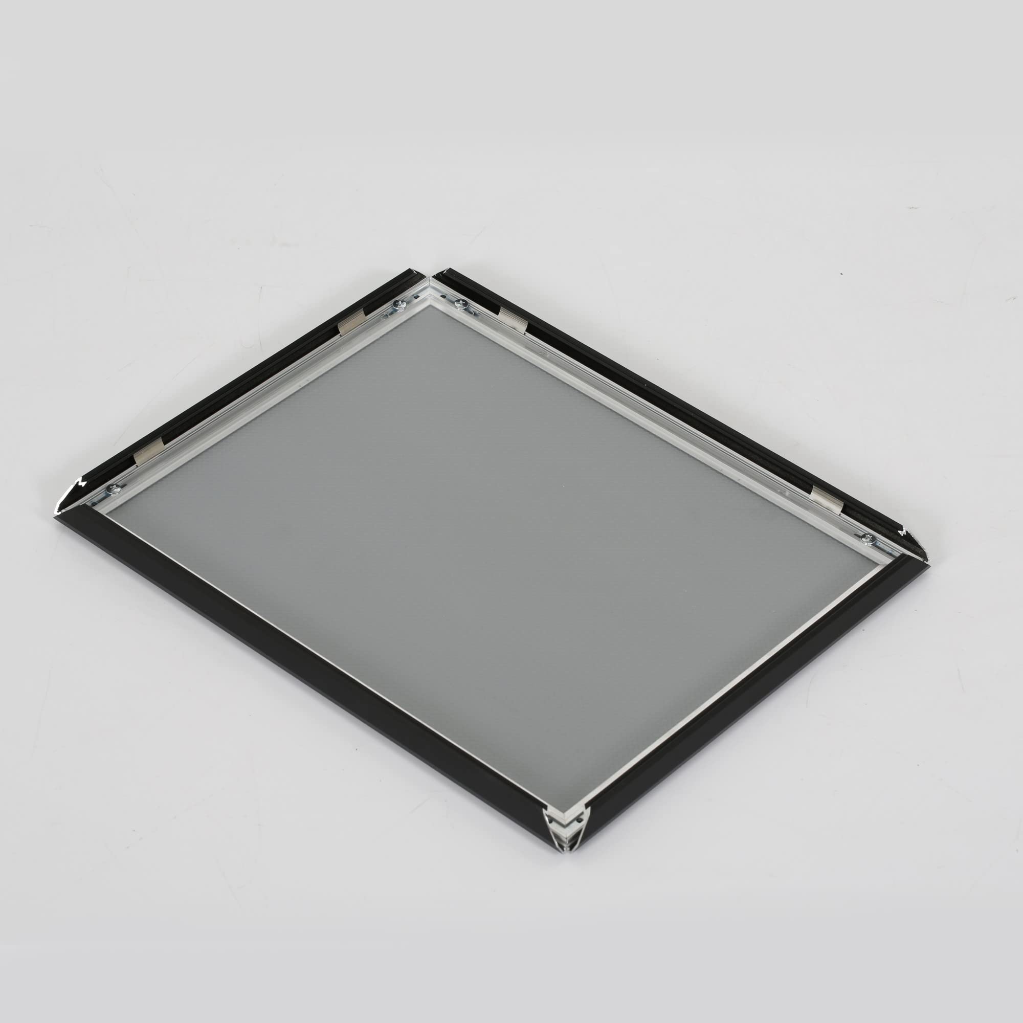 11x17 Picture Frame 10 Pack - Black Aluminum Poster Frame with Easy Front Loading, 0.79