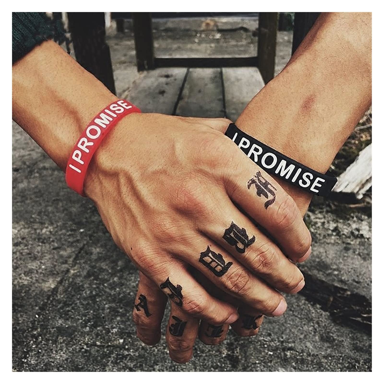 PJRYC Silicone Basketball Wristband for Men - Durable Rubber Sports Bracelet with Metal Color (Red/Black) - Perfect for Games, Training & Team Spirit