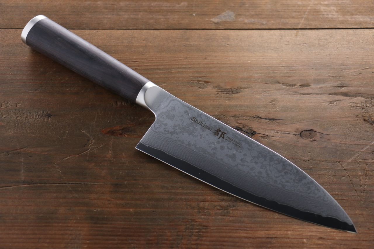 Premium Miyako AUS8 33-Layer Damascus Deba Knife 165mm - Japanese Chef Knife for Sushi, Fish Filleting & Precision Cutting - Professional Kitchen & Home Cooking Essential