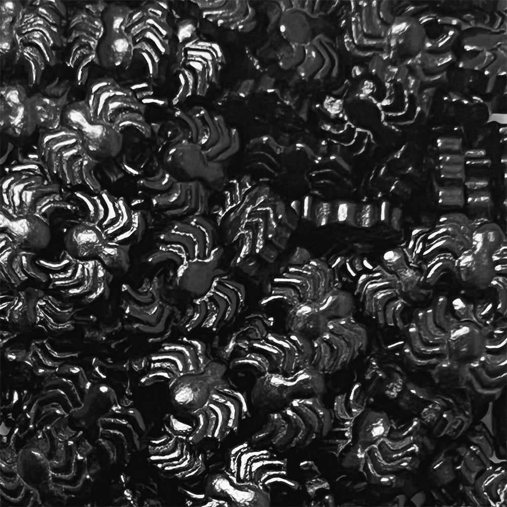 Black Spider-Shaped Sprinkles for Halloween Baking - Edible Cake Decorations for Cookies, Cupcakes, and Spooky Party Treats