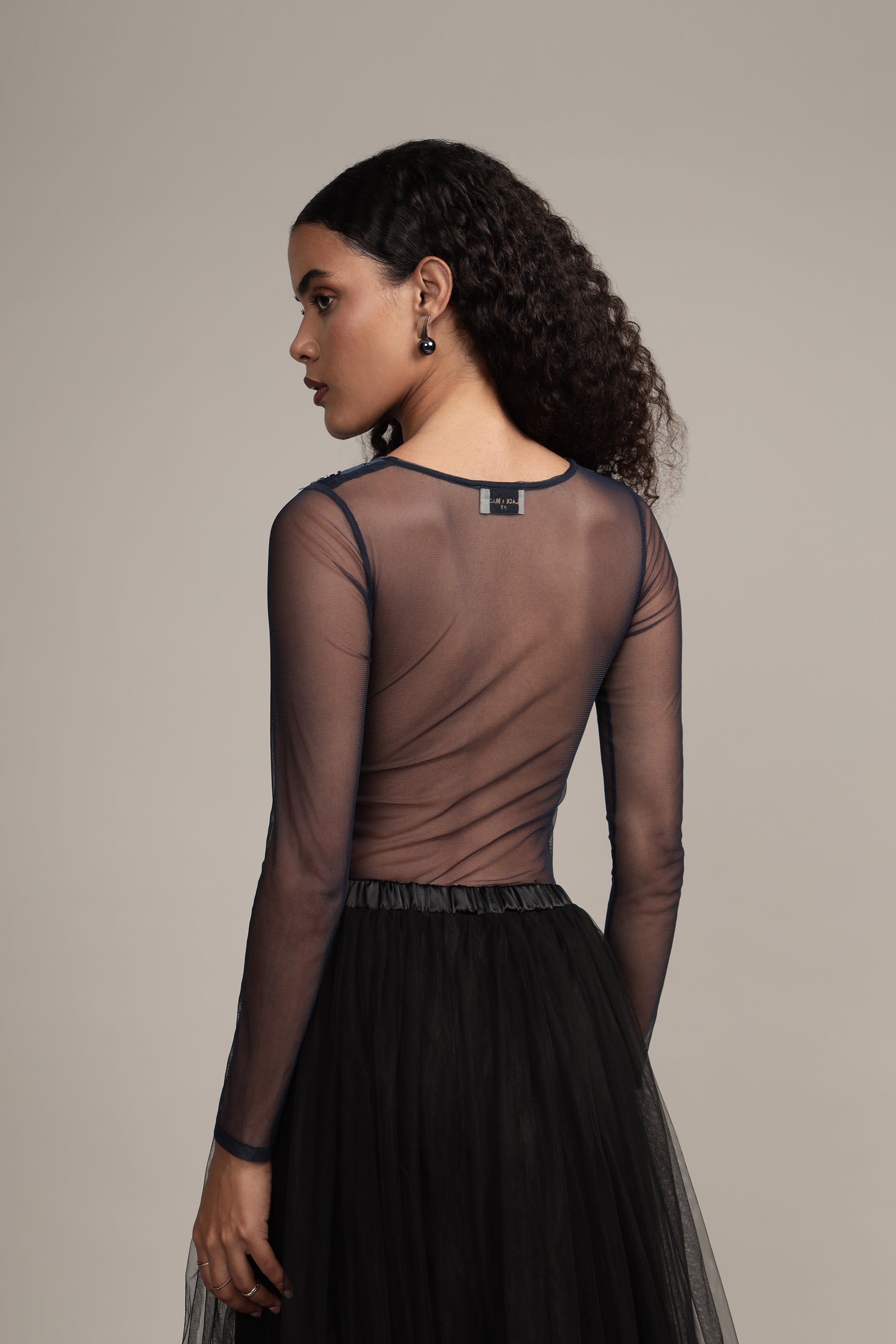 Rana Beaded Bodysuit for Women - Elegant Sequin Embellished Stretchable Jumpsuit for Party, Night Out, and Special Occasions