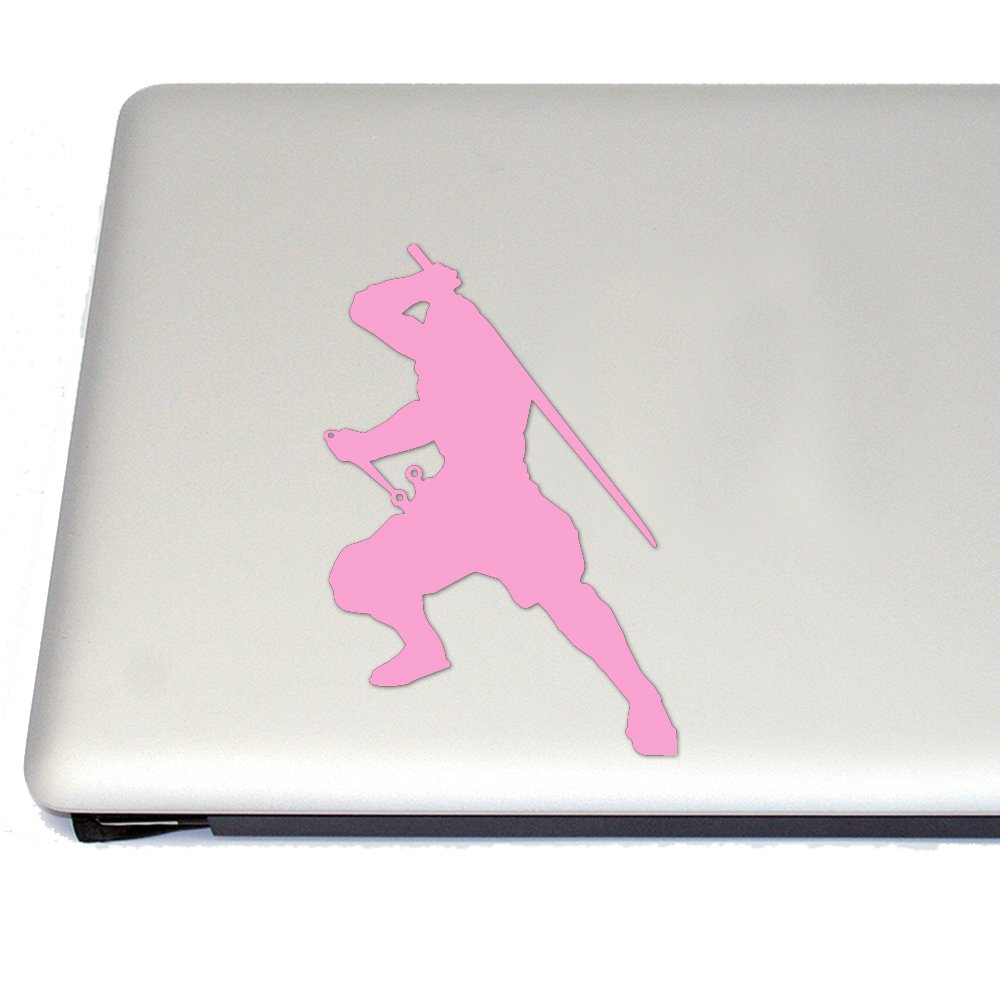 Japanese Ninja Vinyl Decal for Cosplay & Fan Gear - Bubblegum Pink - Perfect for Laptops, Cars, Walls & DIY Projects