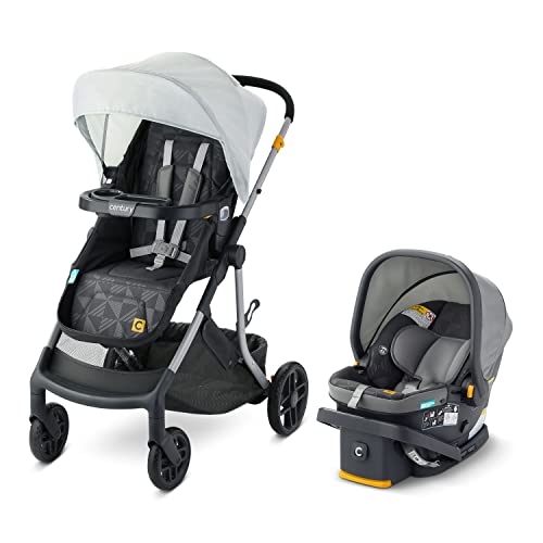 Century Modular Travel System - Lightweight Stroller & Car Seat Combo for Easy Travel | Perfect for Urban Commutes, Airports & Family Outings