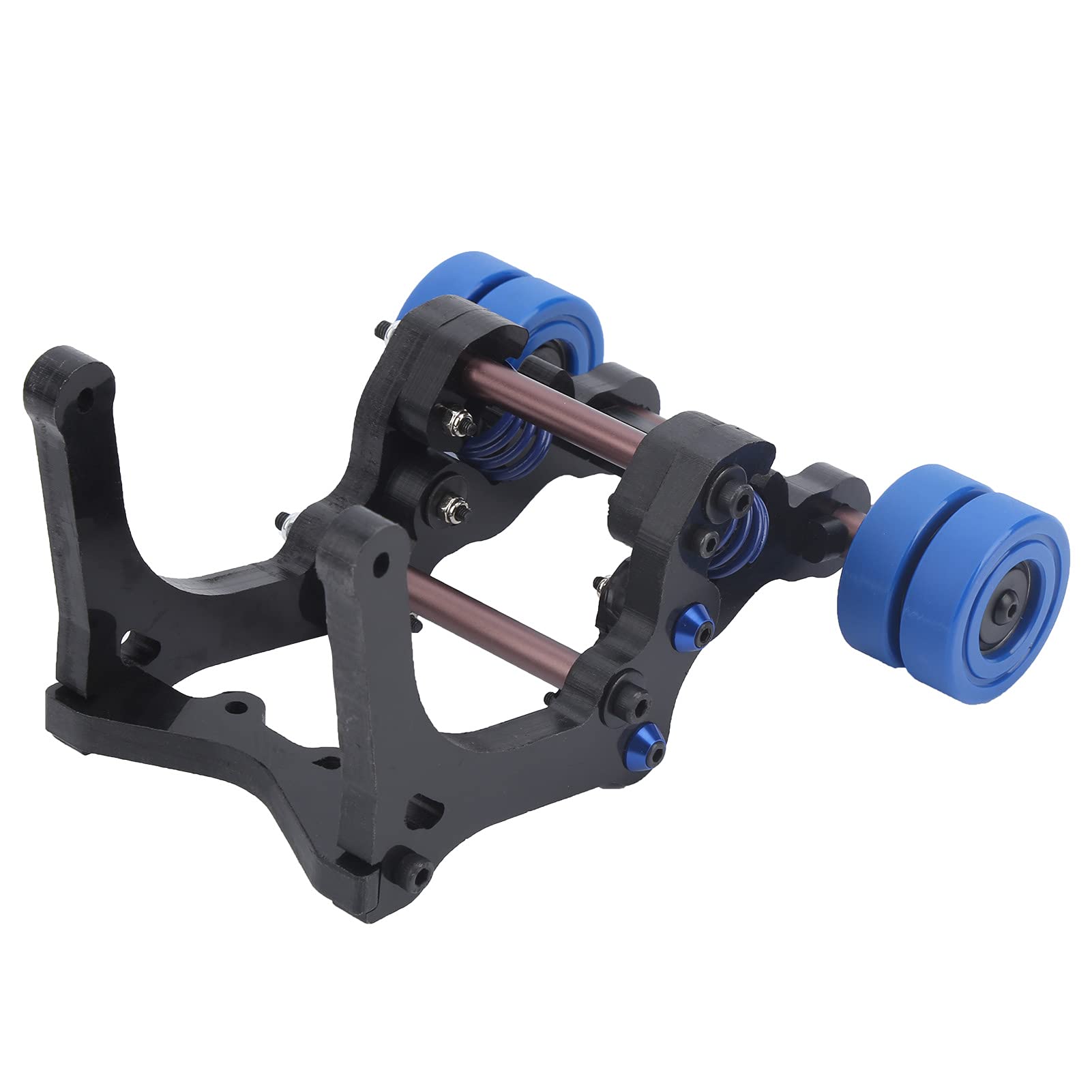 Upgraded RC Monster Truck Parts - High-Quality RC Spring Head-Up Wheel for Stable Performance | Durable & Precision Crafted for RC Car Enthusiasts (Blue) | Perfect for Off-Road Racing, Stunt Shows & RC Car Customization