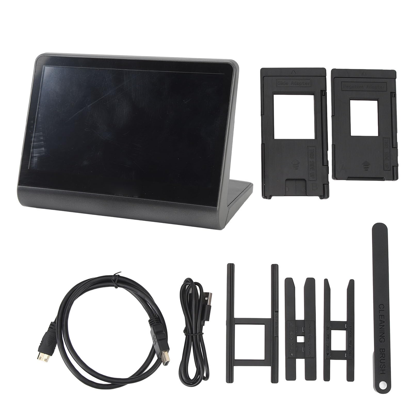 Digital Film Scanner with 7 Inch LCD Screen - Convert 135/126/110/8mm Film & Slides to 12MP JPEG Photos - Perfect for Digitizing Old Family Photos, Archiving Memories & Professional Photography Projects