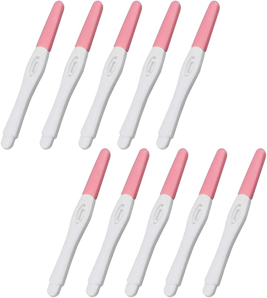 10PCS Early Pregnancy Test Sticks - 25 MIU HCG Detection, Accurate & Fast Results for Home Use - Perfect for Trying to Conceive, Fertility Tracking & Peace of Mind