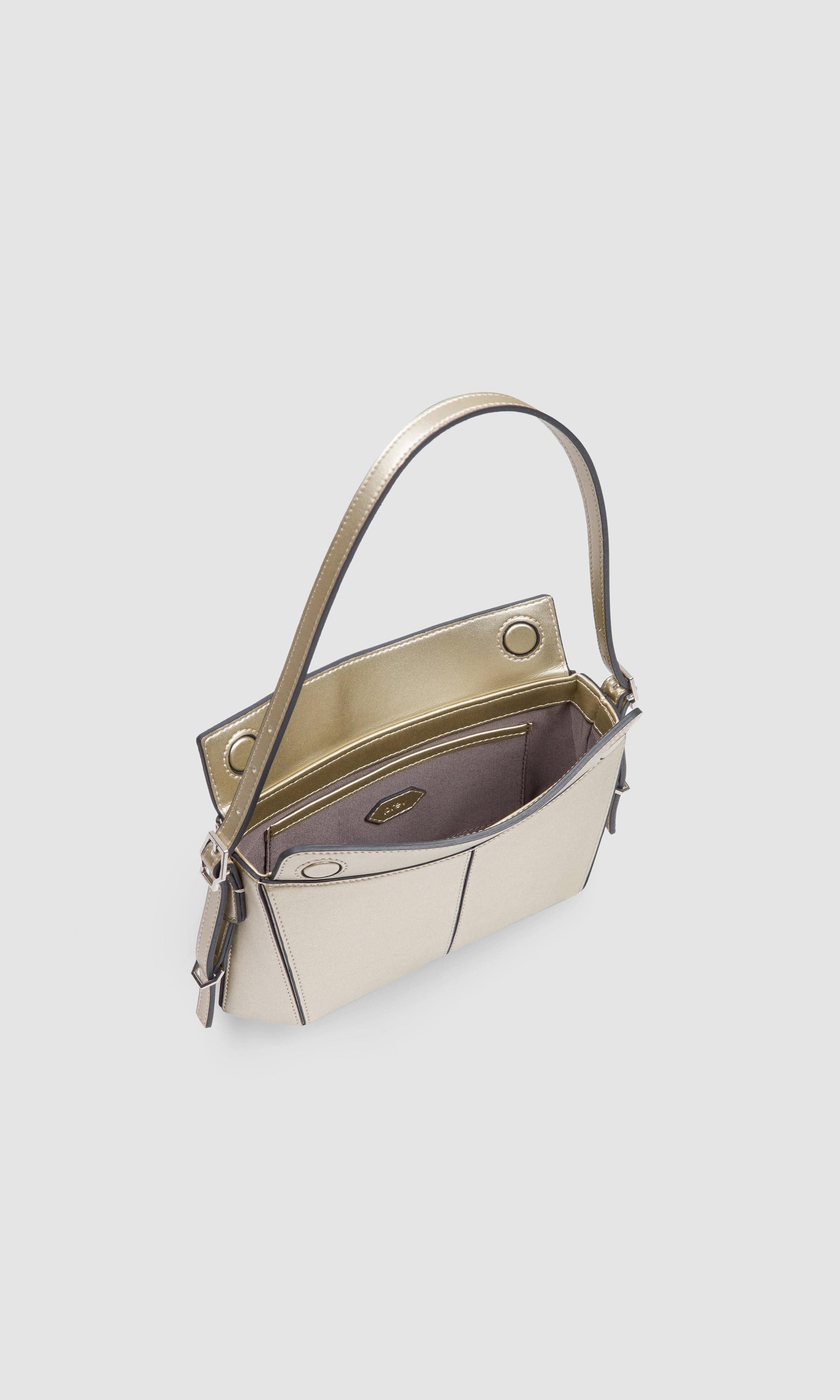 Kiara Women's Vegan Leather Mini Crossbody Bag - Champagne Gold | Stylish & Cruelty-Free Purse for Parties, Date Nights & Everyday Use