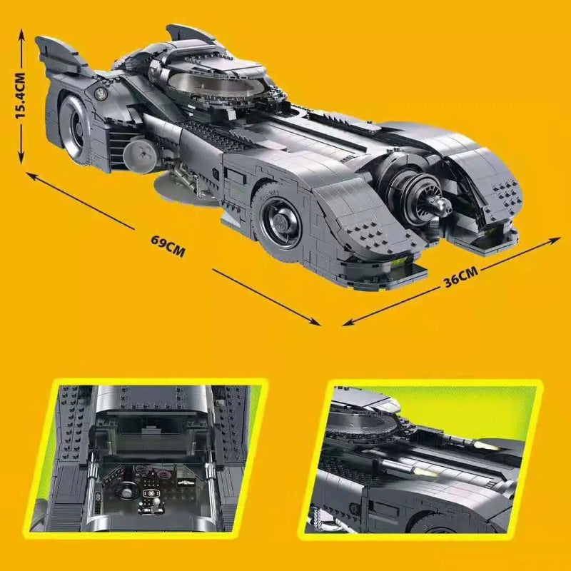 3306PCS Batman 1989 Batmobile Building Blocks Set - D30057188 Model Kit for Adults & Teens - Perfect for Collectors, DIY Projects, and Home Decoration