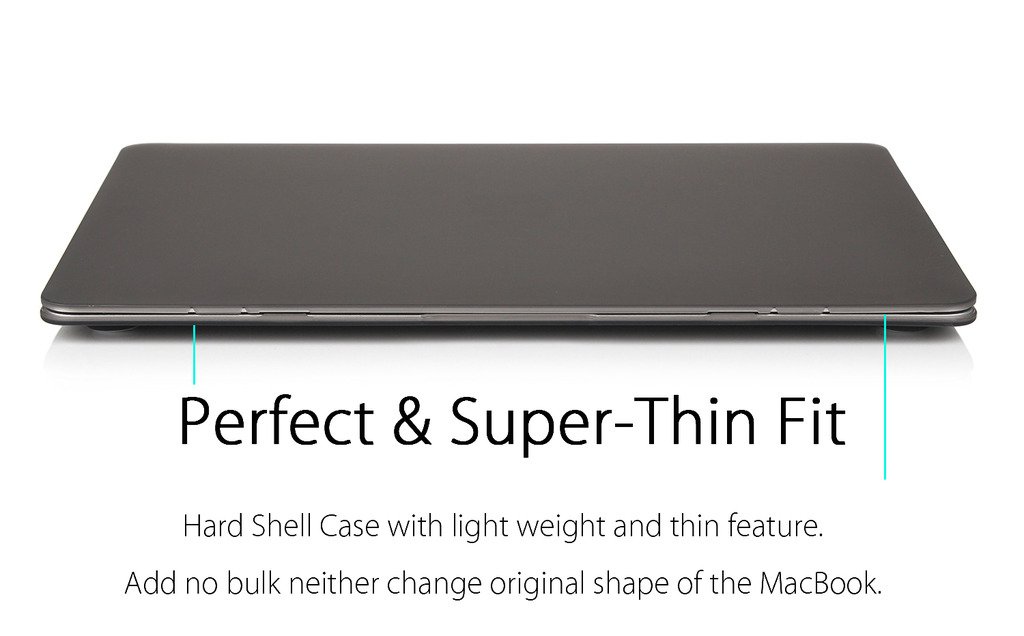 UESWILL 3-in-1 Matte Hard Shell Case Cover for MacBook 12 inch Retina Display A1534 - Includes Keyboard Cover & Screen Protector, Gray - Perfect for Work, Travel & School Protection