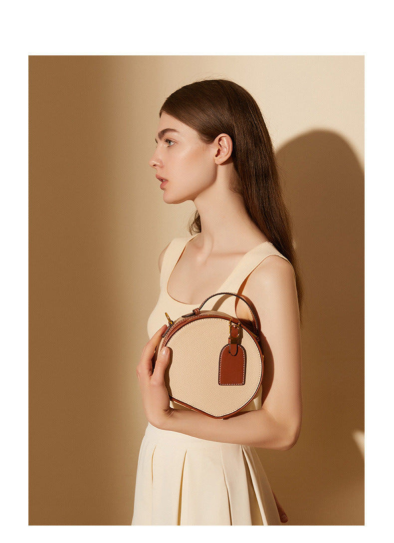 Genuine Leather Small Tote Bag for Women - Stylish Shoulder Bag & Crossbody Purse - Perfect for Work, Travel & Everyday Use