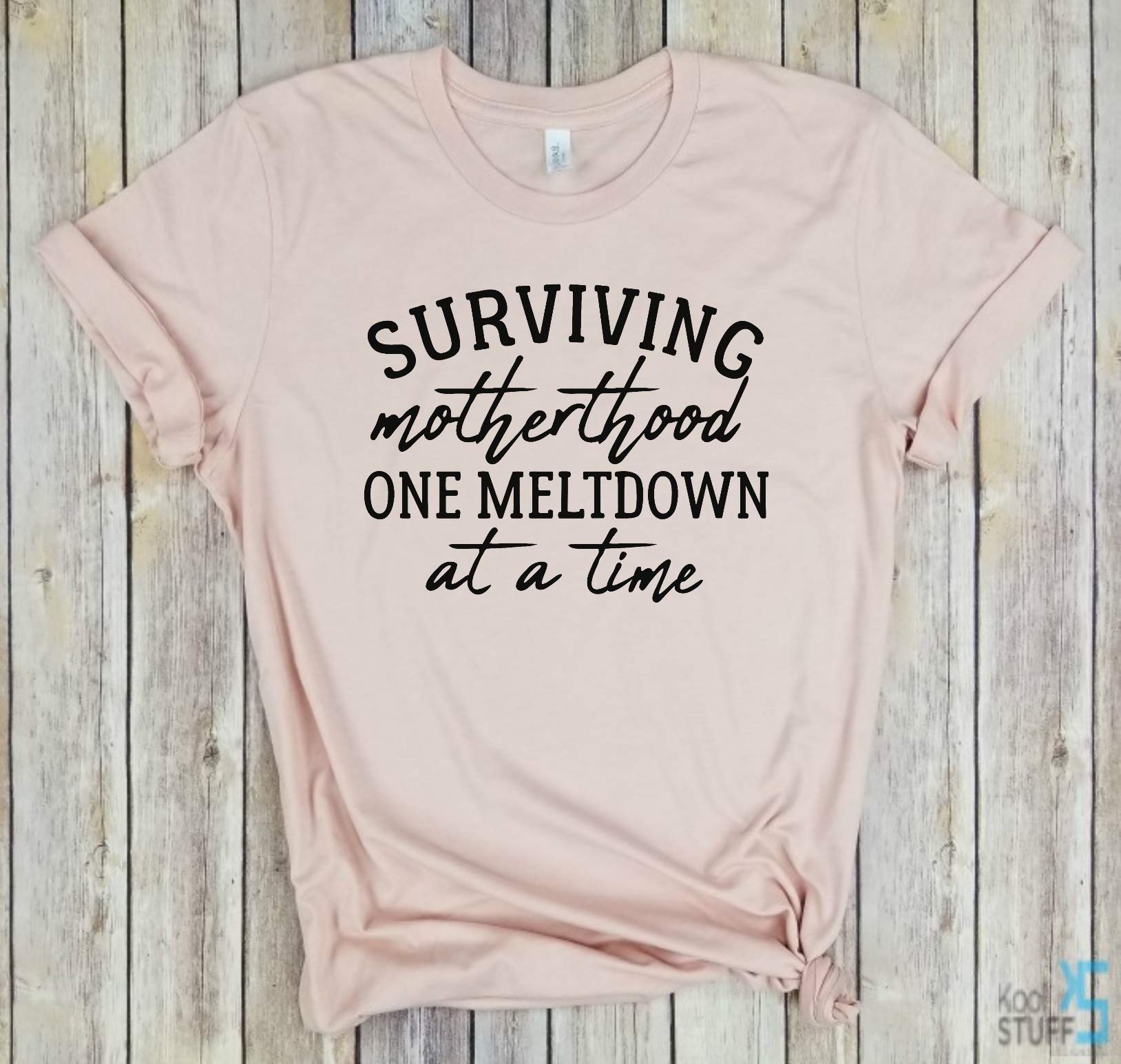 Funny Mom Shirt - Sarcastic Motherhood Tee for Cool Moms, Perfect Mothers Day Gift for Raising My Tribe - Great for Playdates, School Runs & Mom Life Humor