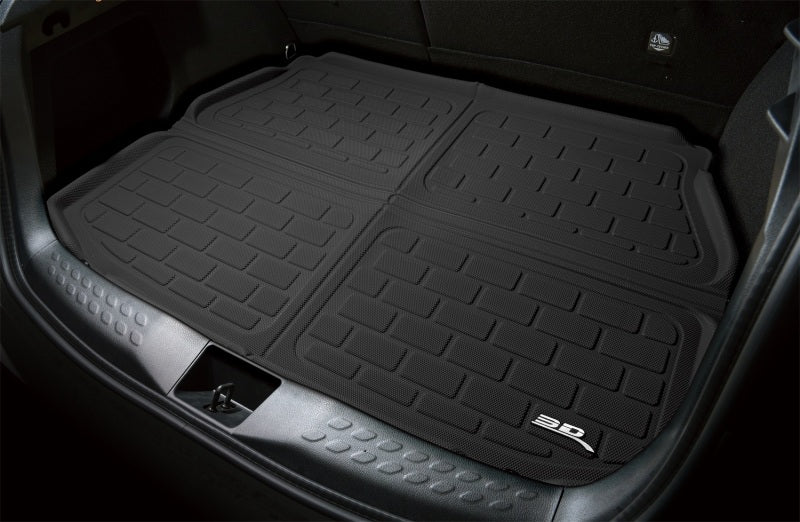 3D Maxpider Kagu Black Cargo Liner for 2023-2024 Honda Pilot - Custom Fit All-Weather Floor Mat - Perfect for Road Trips, Camping & Family Adventures