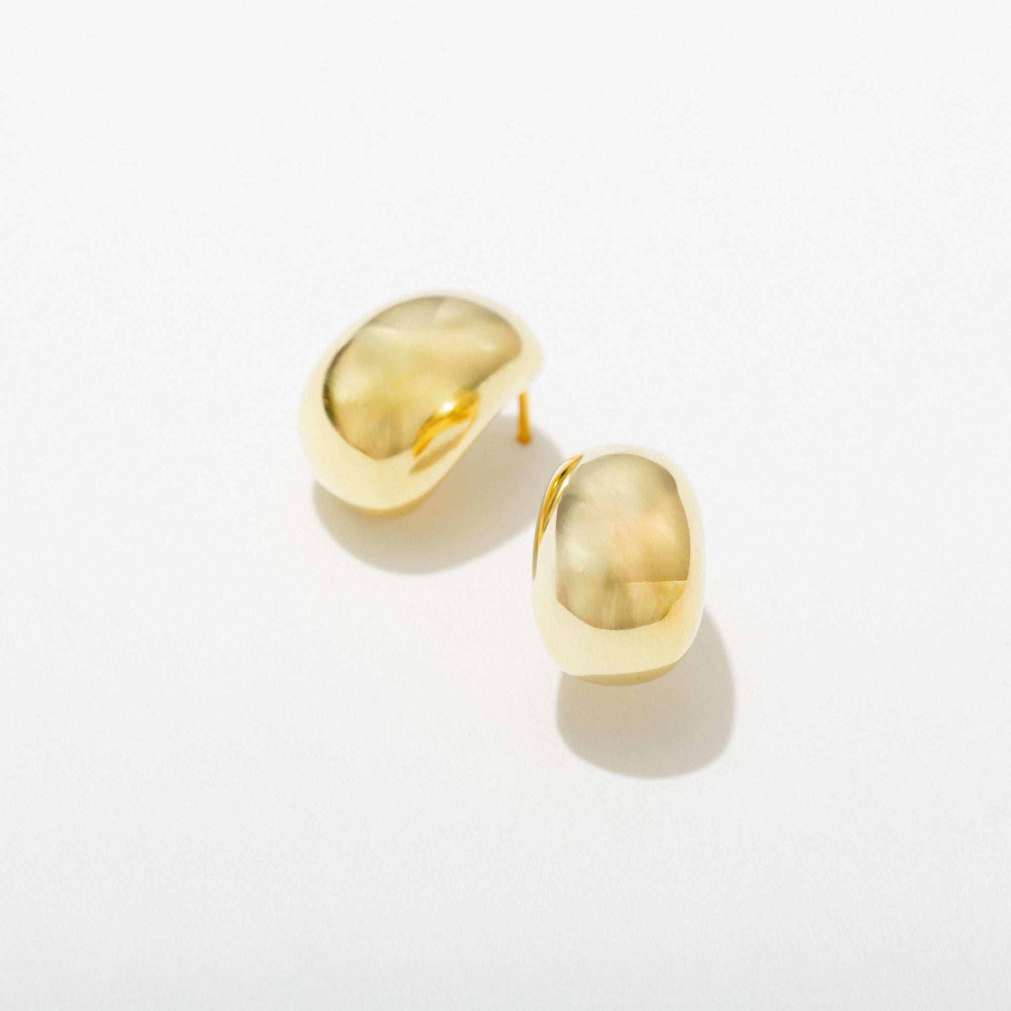 Dome Earrings for Women - Elegant Gold Hoop Earrings for Everyday Wear | Perfect for Work, Parties & Gifts