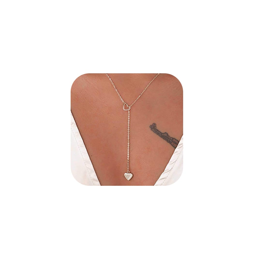 Jovono Silver Heart Necklace for Women - Romantic Gift for Her