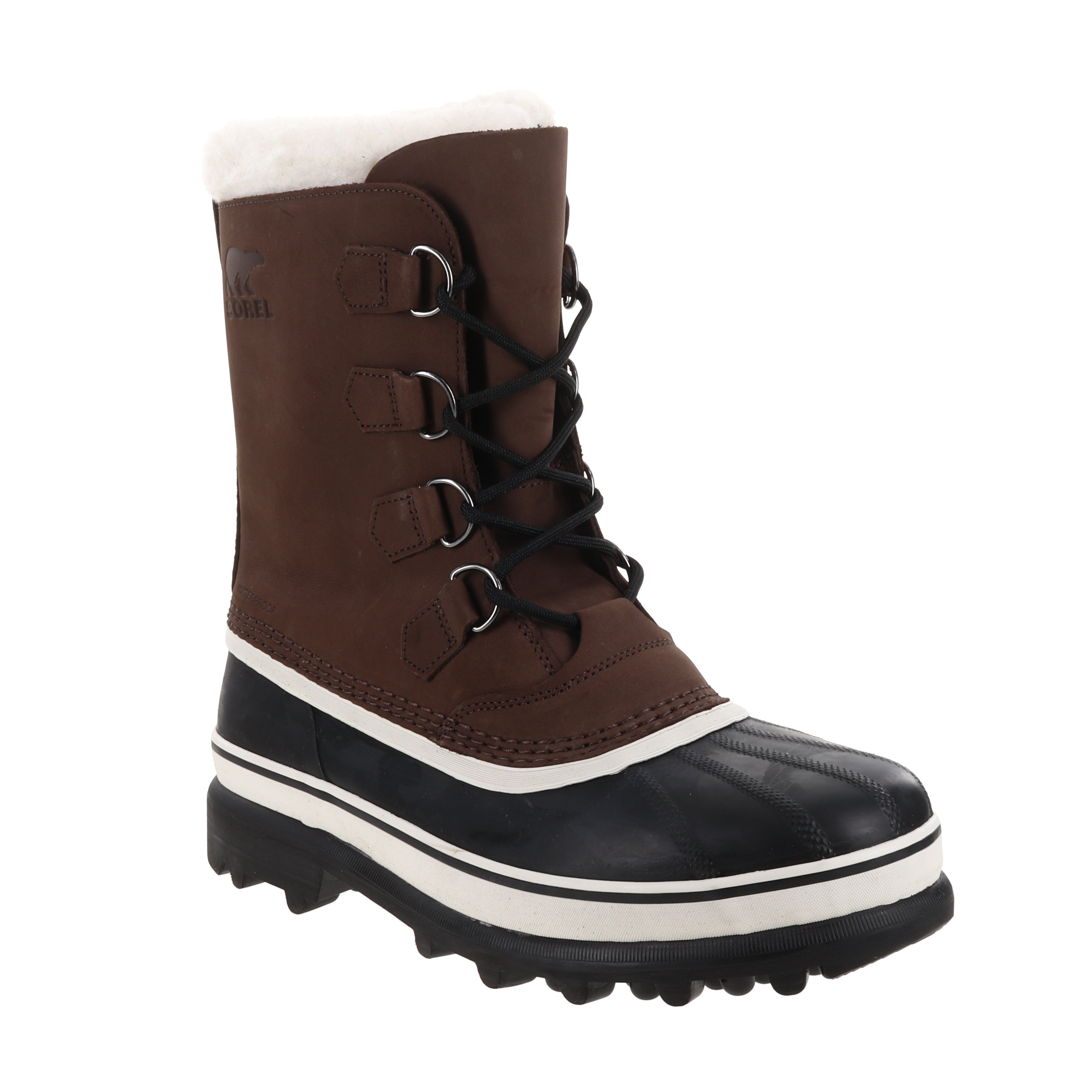Sorel Caribou Dark Brown Men's Winter Boots - Waterproof, Insulated Snow Boots for Hiking, Camping & Cold Weather Outdoor Activities