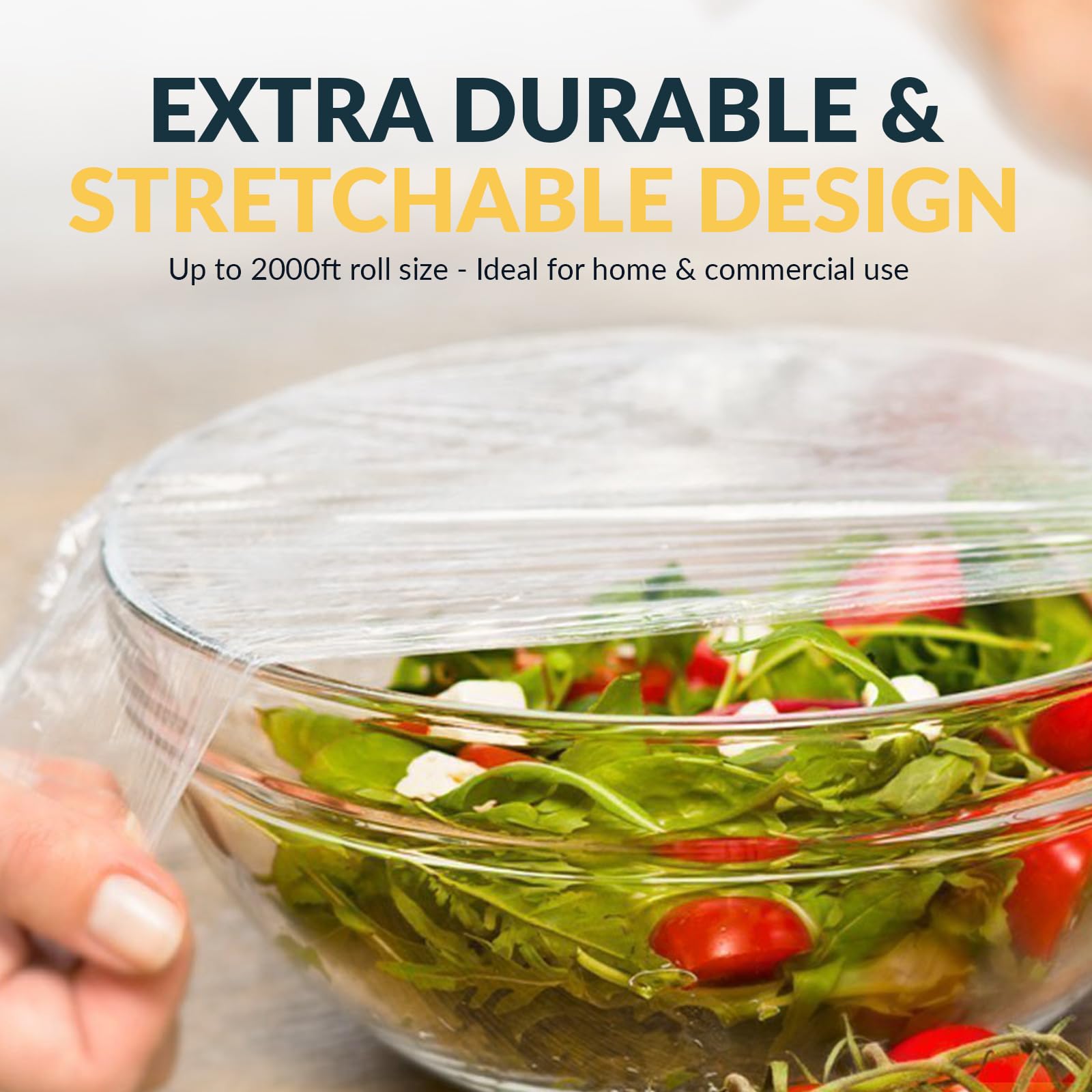 PAMI BPA-Free Clear Plastic Food Wrap - 12