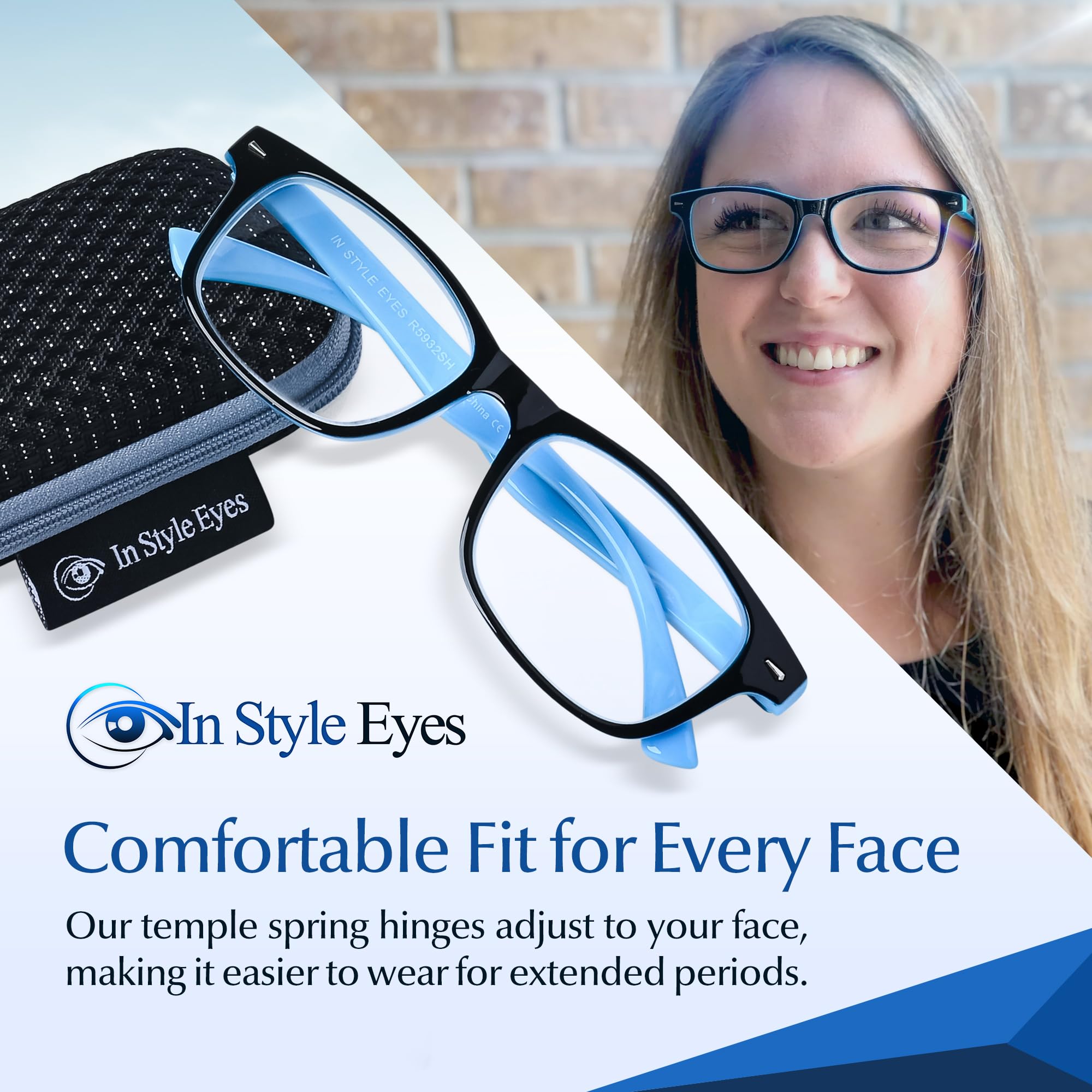 Super Strong High Magnification Reading Glasses for Women & Men - Non-Polarized Lens - Perfect for Reading, Crafts & Close Work