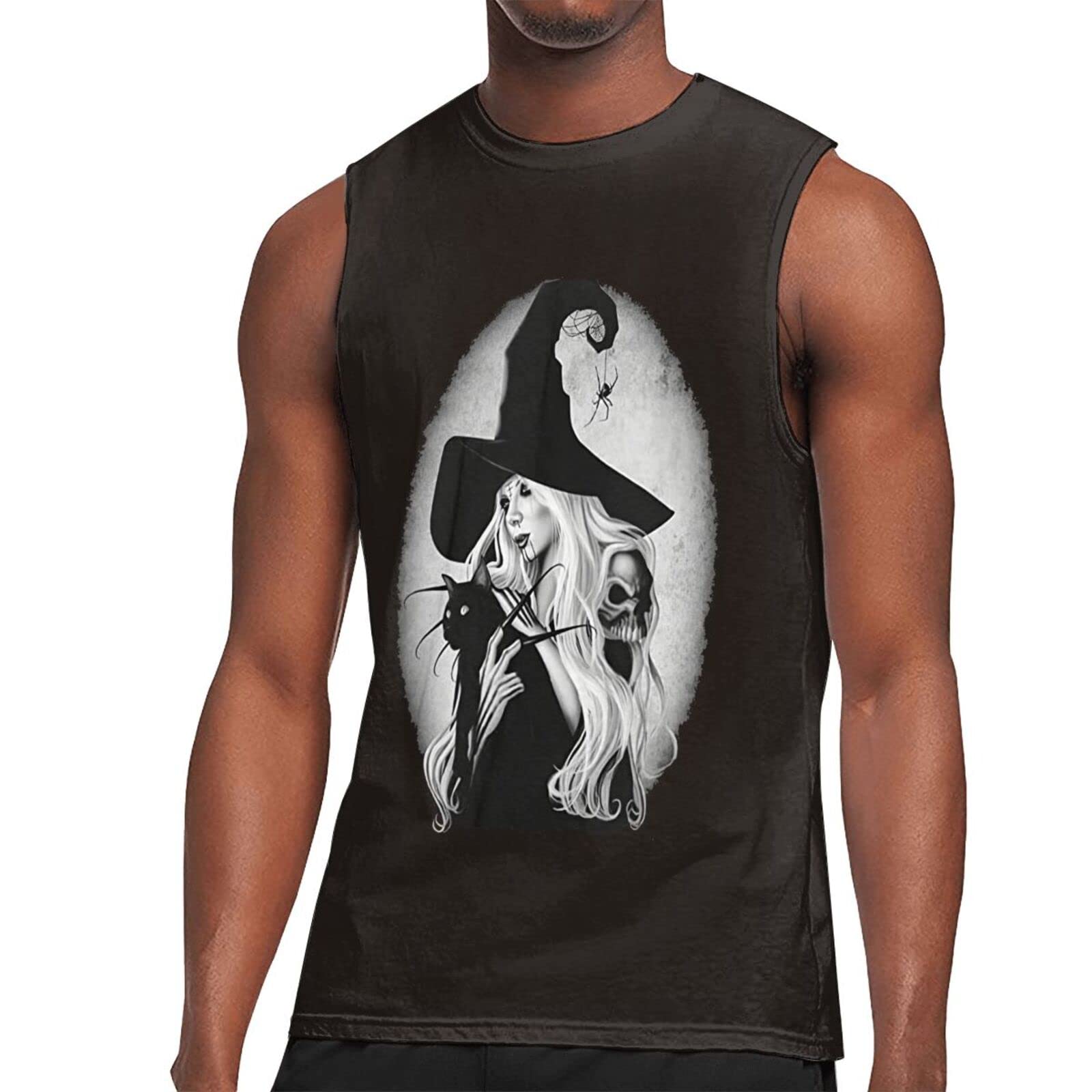 Men's Hawaiian Sleeveless Graphic Printed Custom T-Shirts - 100% Cotton Summer Tank Tops for Beach, Vacation & Casual Wear