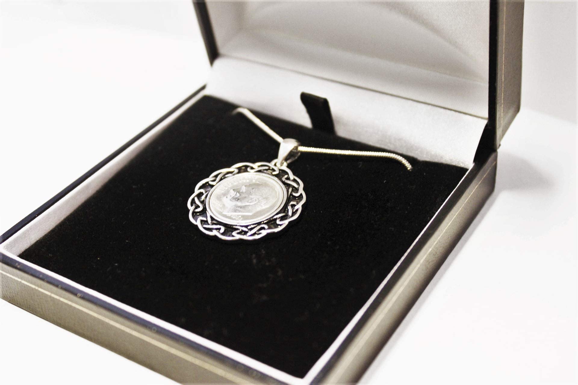 61st Birthday Gift for Women - 1962 Rhodium Plated Pendant Necklace | Elegant Anniversary Jewelry for Mom, Grandma & Special Occasions