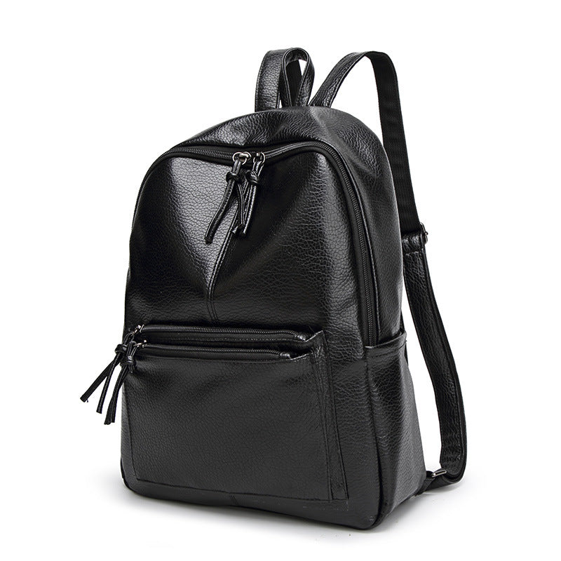 Stylish Leather Backpack for Women - Durable & Fashionable Daypack for Work, School & Travel