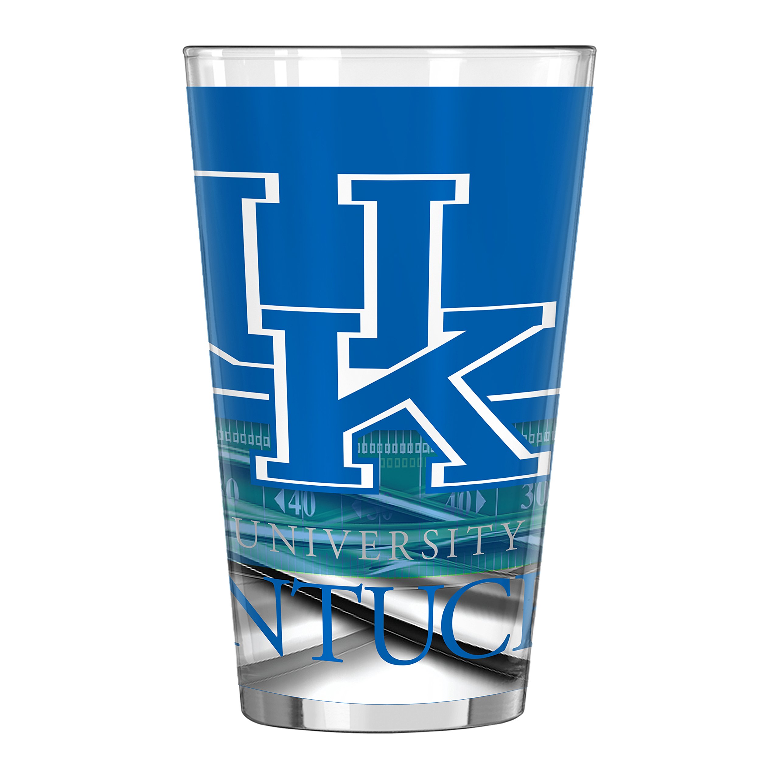 Boelter Brands NCAA Unisex Field Pint Glass - 16 oz College Game Day Beer Cup for Tailgating, Parties & Sports Events