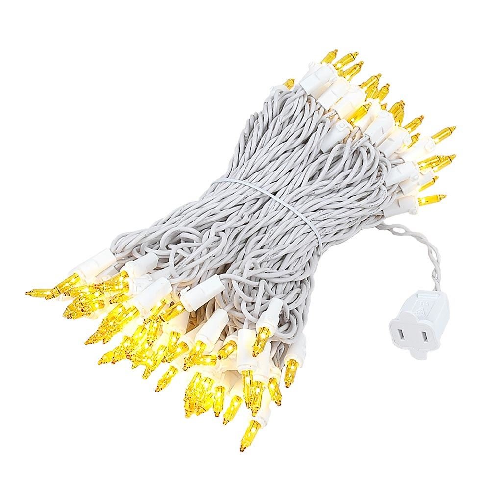 100 LED Warm White Mini String Lights - 50ft Indoor/Outdoor Christmas Wedding Party Decorations with UL Certification | Perfect for Holiday Tree, Garden, Patio, and Home Decoration