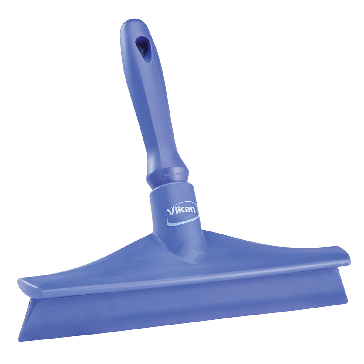 10-Pack Vikan One-Piece Hand Squeegee for Windows, Showers, and Cars - Heavy Duty Rubber Blade for Streak-Free Cleaning on Glass, Tile, and Mirrors