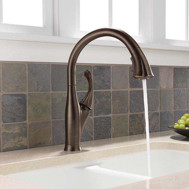 Addison Single Handle Pull Down Kitchen Faucet - Modern Stainless Steel Sink Faucet with High Arc Spout for Easy Washing | Perfect for Home Kitchen, RV, and Restaurant Use
