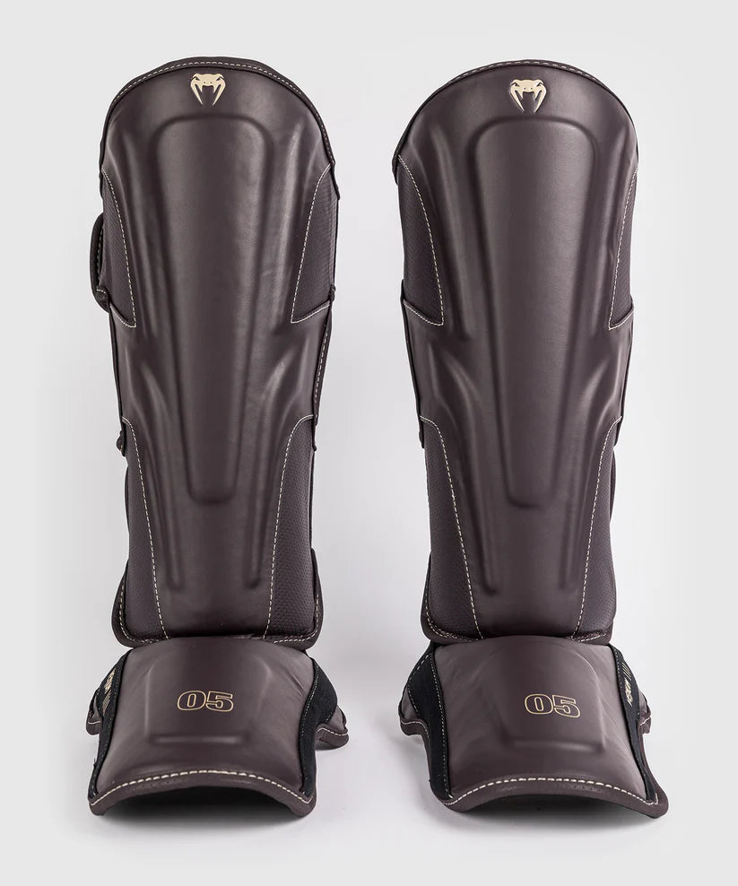 Venum Impact Evo Shin Guards - MMA, Kickboxing & Muay Thai Protective Gear for Training & Competition