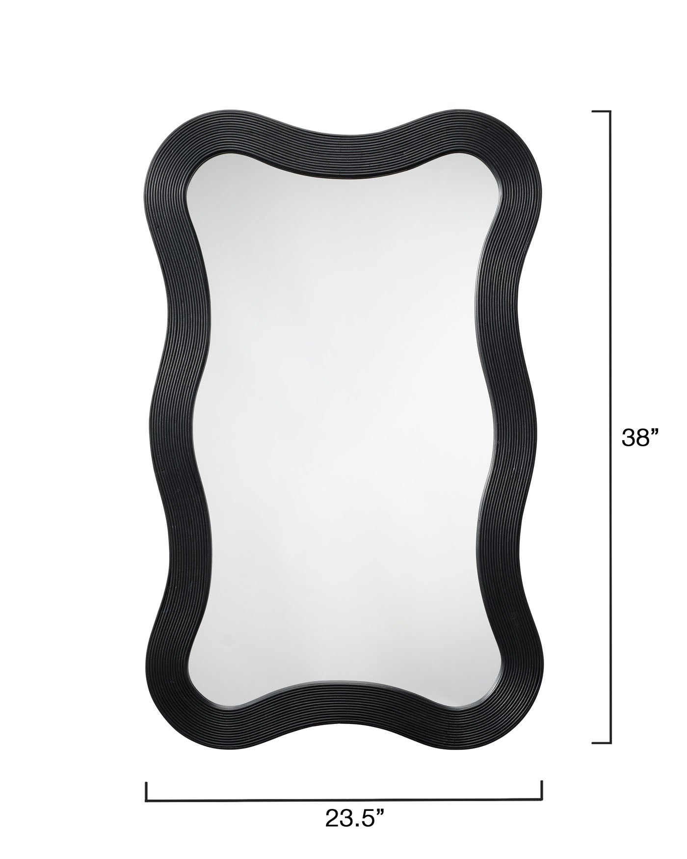 Dali Mirror Black - Modern Wall Mirror for Home Decor, Living Room, Bedroom & Bathroom | Elegant & Stylish Design for Any Space