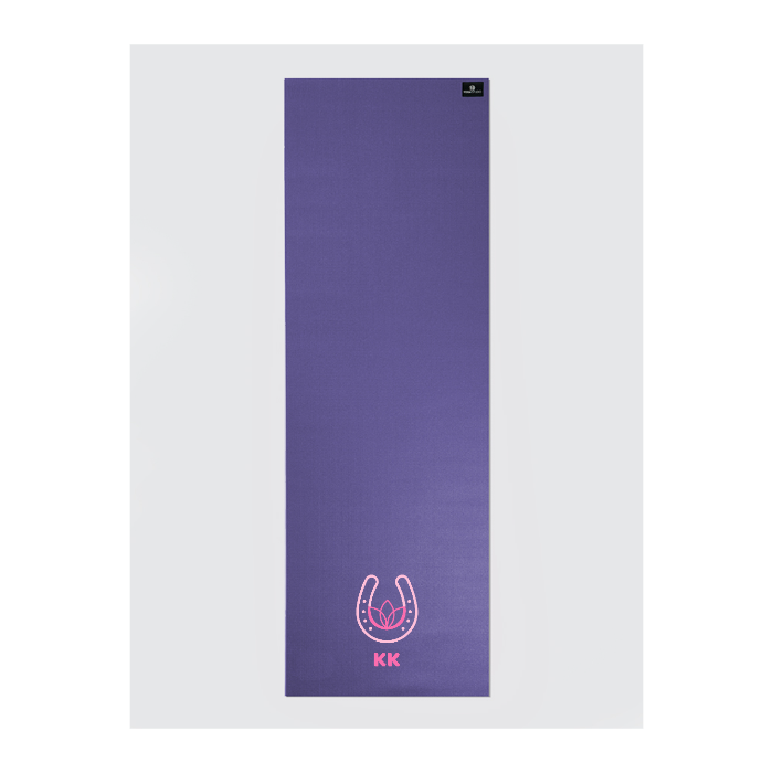 Custom Personalized Yoga Mat 6mm Thick - Non-Slip Purple Yoga Mat with Your Own Design - Perfect for Home Workouts, Studio Classes & Meditation Practice