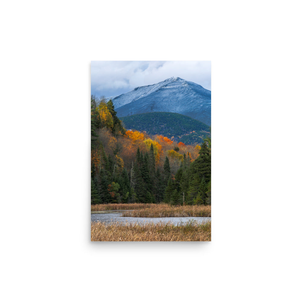 Stunning Autumn View of Whiteface Mountain - Fall Foliage Landscape Photography & Wall Art for Home Decor