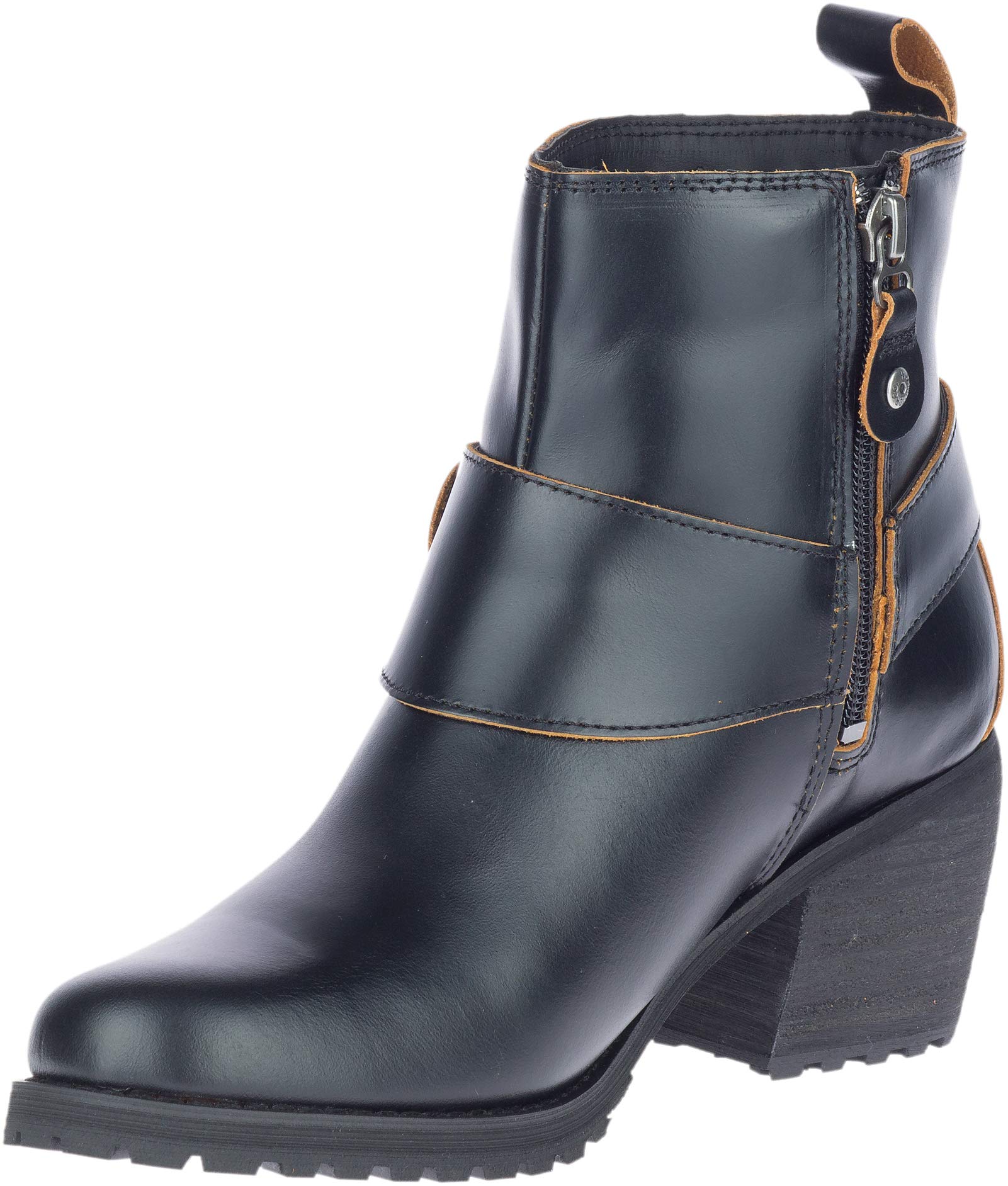 HARLEY-DAVIDSON Men's Lalanne Harness Motorcycle Boots - Black Leather Biker Boots for Riding & Casual Wear - Durable & Comfortable Footwear for Motorcycle Enthusiasts