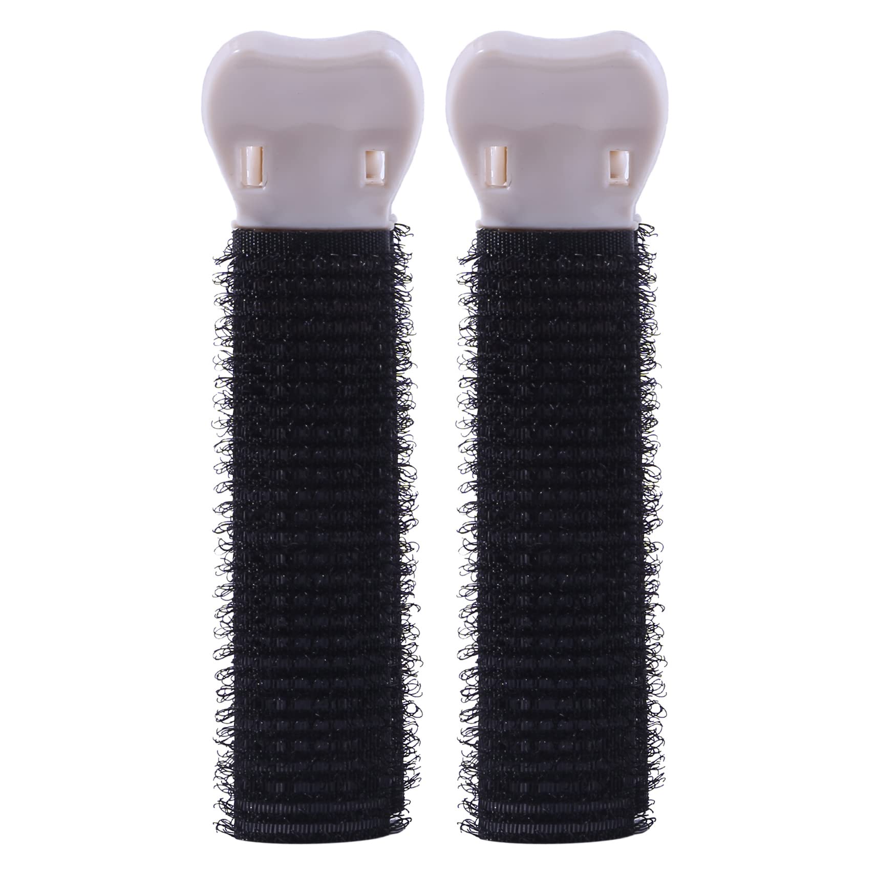 Winwinfly 2PCS Heatless Hair Rollers & Volumizing Root Clips - Self-Grip Curl Rods for Fine, Thin, Long & Short Hair - No Heat Curling Styling Tool for Women & Girls - Perfect for Overnight Curls, Home Styling & Travel
