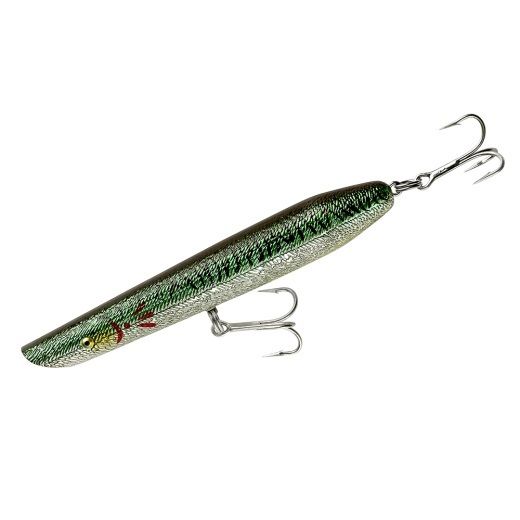 Cotton Cordell Pencil Popper Fishing Lure - Topwater Saltwater Bass Lure for Surf Casting and Freshwater Fishing - Perfect for Saltwater, Inshore, and Pier Fishing Adventures