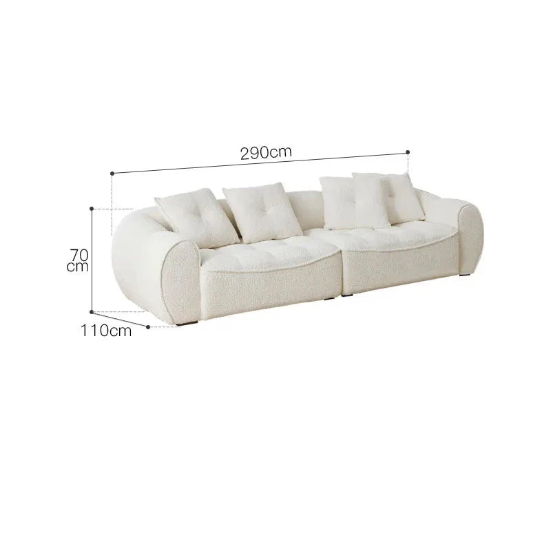Classic Minimalist Sofa Set - Modern Living Room Furniture for Small Spaces, Apartments & Cozy Homes | Perfect for Relaxing, Entertaining & Stylish Decor
