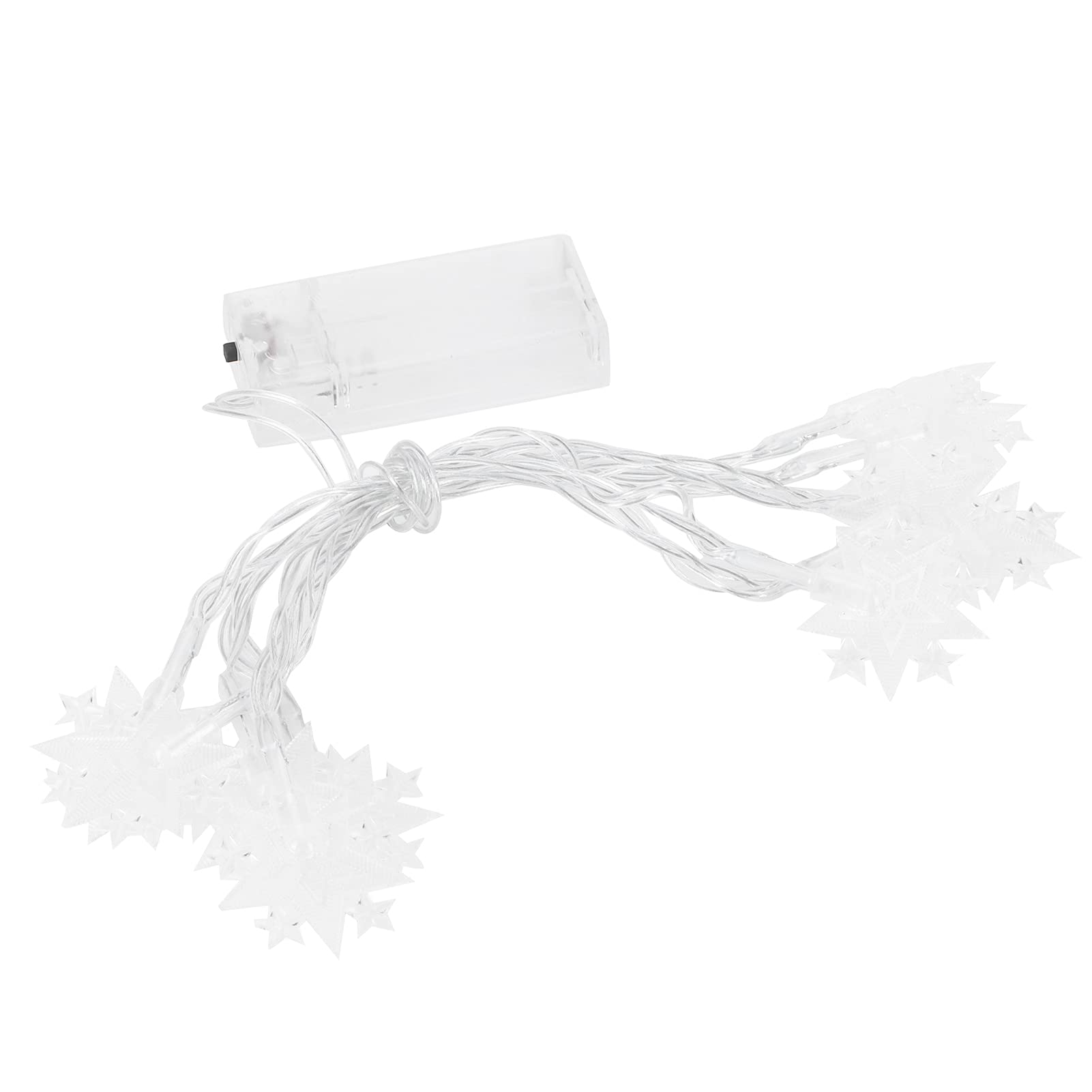 Vbestlife Star String Lights - 10 LED Star Fairy Lights, 4.92ft Battery Operated for Party Decor, Home, Wedding, Garden & Outdoor Decoration | Perfect for Bedroom, Christmas Tree, Patio & Special Events