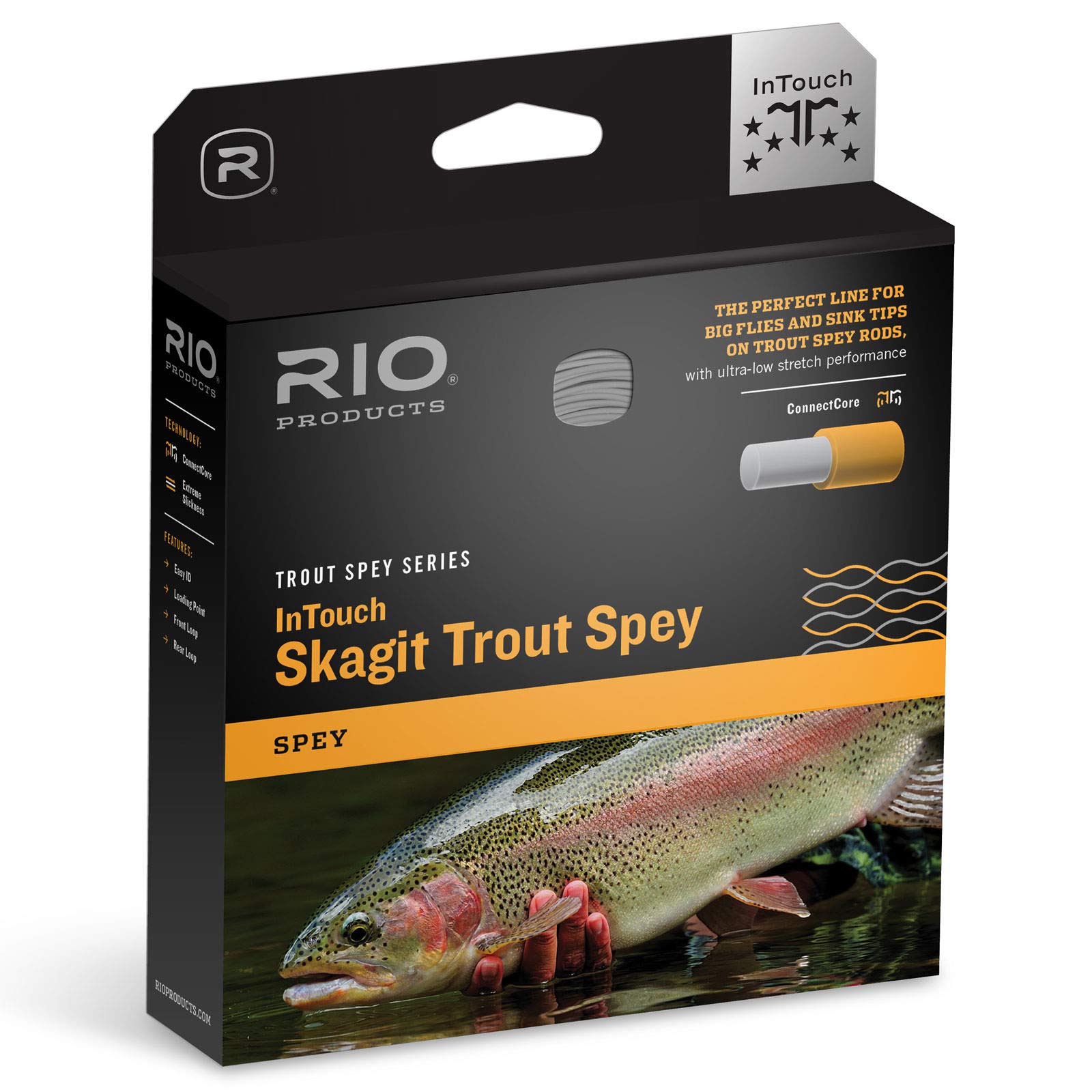 RIO Products InTouch Skagit Trout Spey Fly Fishing Line - Perfect for Spey Casting and Trout Fishing in Rivers and Streams