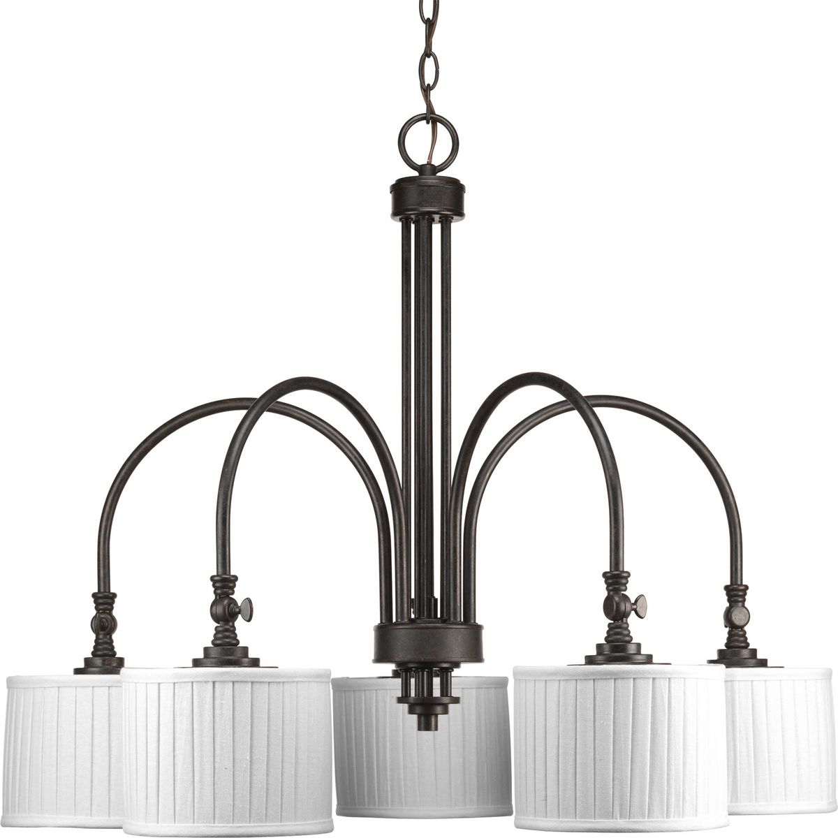 Clayton Collection Five Light Chandelier - Modern Crystal Ceiling Light Fixture for Dining Room, Bedroom & Living Room | Elegant Lighting Decor for Home & Office