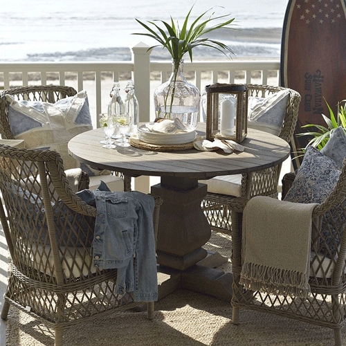 Artwood Marbella Outdoor Dining Chair - Weather-Resistant Patio Furniture for Garden, Poolside & Backyard - Comfortable & Durable Dining Set Chairs
