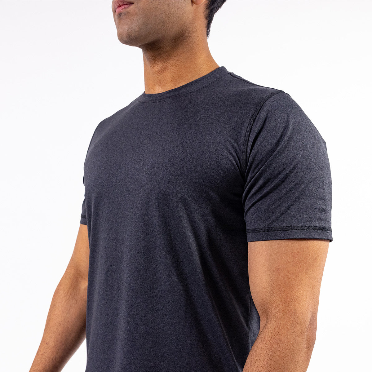 Cool Down Men's T-Shirt - Breathable & Comfortable Dark Gray Heather Cotton Tee for Casual Wear, Gym & Outdoor Activities