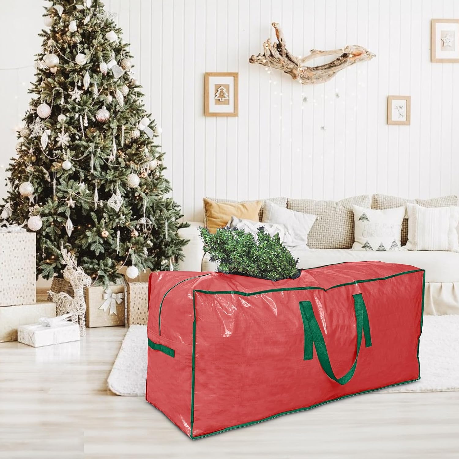 Christmas Tree Storage Bag - Large Durable Reusable Tree Cover for Easy Storage & Protection - Perfect for Holiday Decor Organization & Seasonal Storage