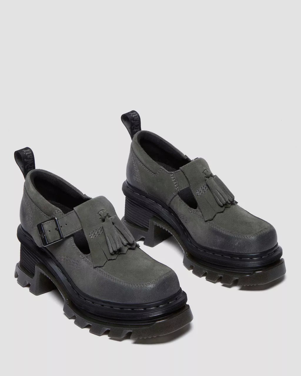 Corran Mary Jane Shoes for Women - Gunmetal Metallic Flats with Comfortable Fit - Perfect for Work, Office, and Casual Outfits