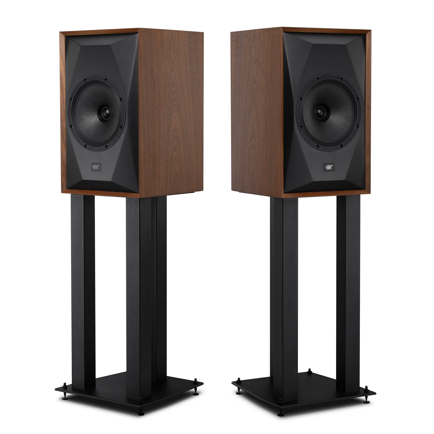 MoFi Mobile Fidelity SourcePoint 8 High-End Bookshelf Speakers with Stands - Premium Audio for Home Theater & Music Listening
