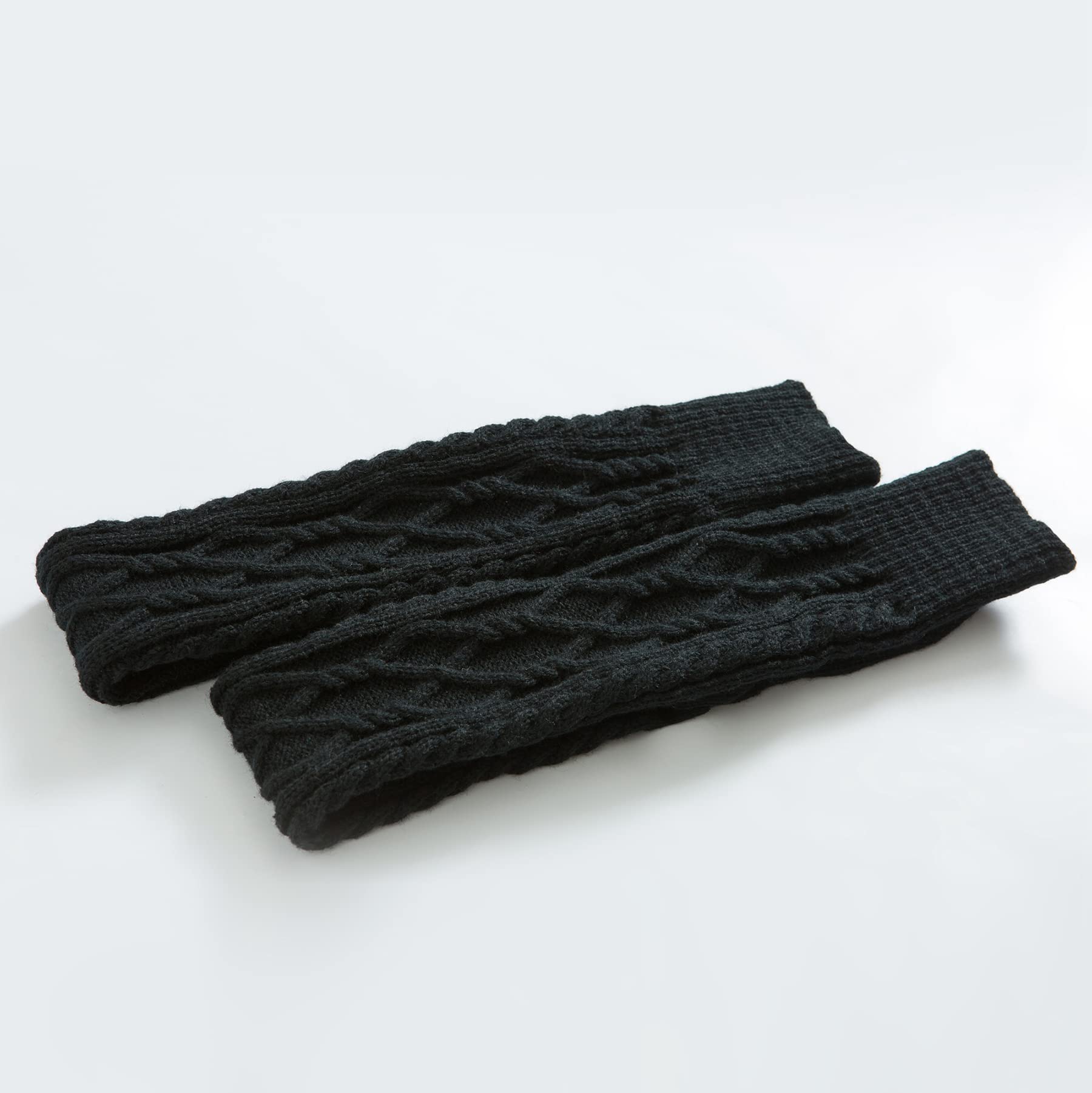 Leoparts Women's Cable Knit Thigh High Boot Socks - Extra Long Over Knee Winter Stockings & Leg Warmers for Boots, Snow Days & Cold Weather Fashion