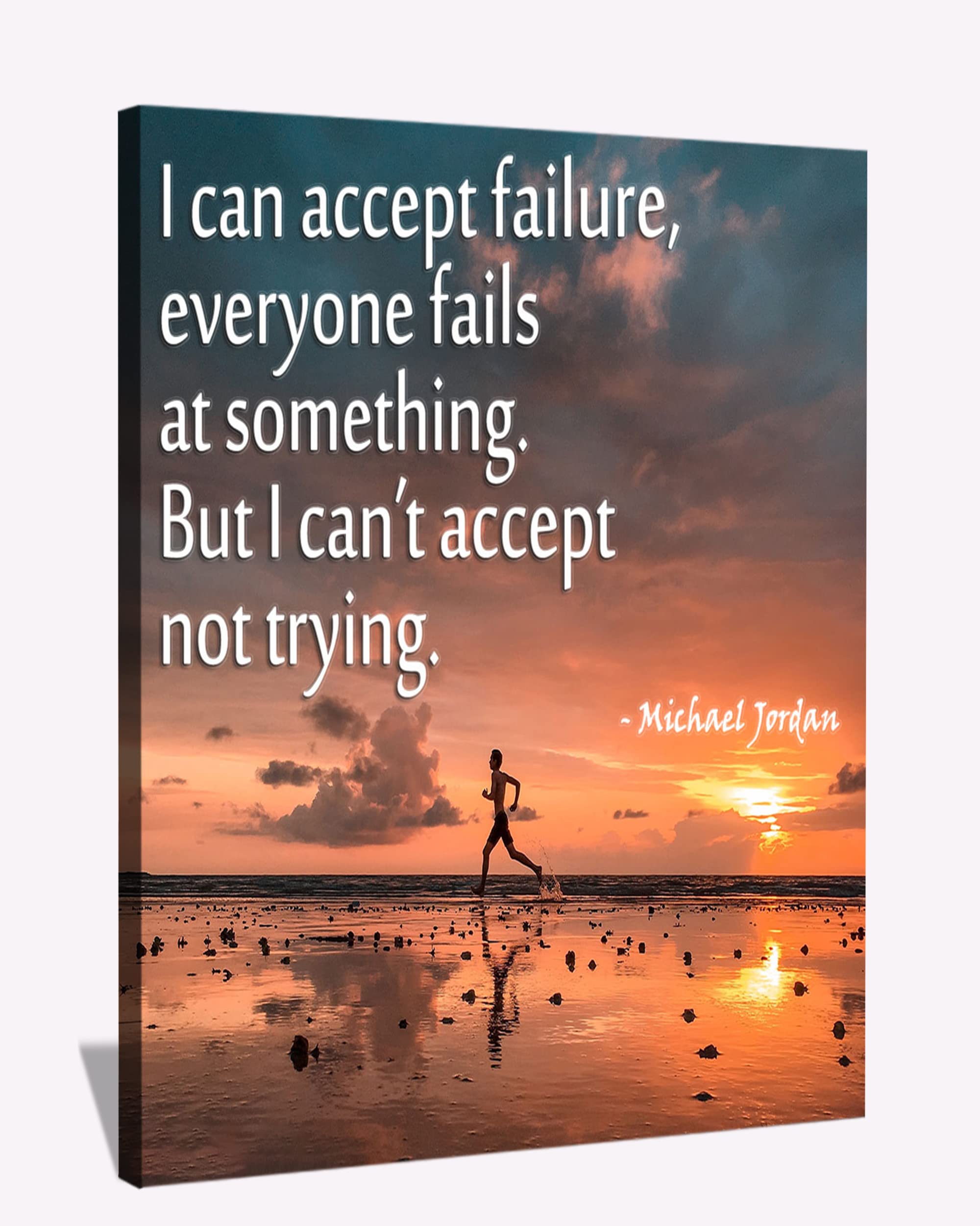 BOHU ARTS Motivational Wall Art for Office & Home - Inspirational Quotes Canvas Prints, Framed Wall Decor for Women, Bathroom & Workspace - Perfect for Office Decor, Living Room & Bedroom Wall Art